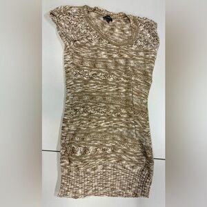 le chateau crochet knit sweater top